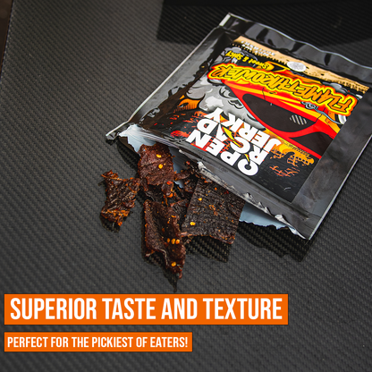 "Flamethrower" - Sweet and Spicy Flavor Beef Jerky