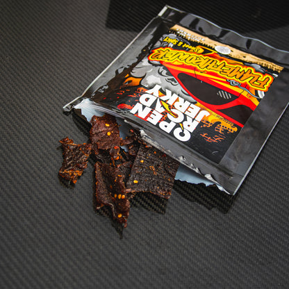 "Flamethrower" - Sweet and Spicy Flavor Beef Jerky